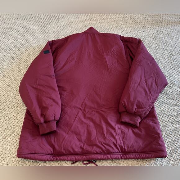 NWOT Free People Movement Midnight Moon Solid Bomber Jacket, Size Medium Oxblood - Picture 5 of 13